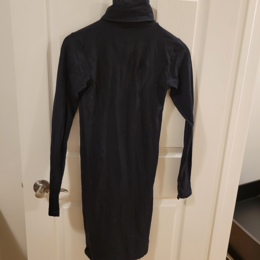 American Apparel Black Long Sleeve Dress